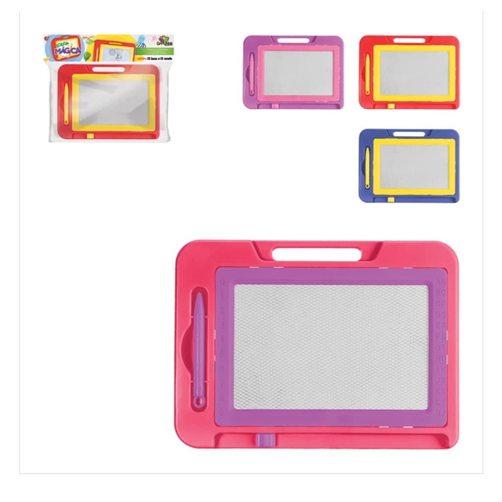 Lousa Mágica Magnética Brinquedo Infantil + Caneta 25x18 Desenho