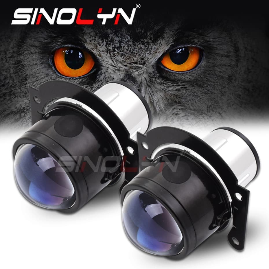 Bi-xenon Luzes De Nevoeiro Spot Projetor À Prova Dwaterproof Água Universal H11 HID Lentes Lâmpada Condução Para Acessór