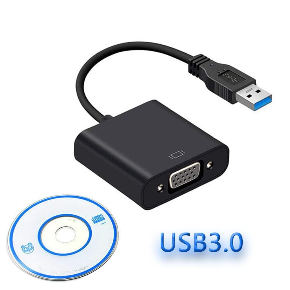 CONVERSOR USB 3.0 2.0 PARA VGA ATÉ 1920X1080 CABO ADAPTADOR