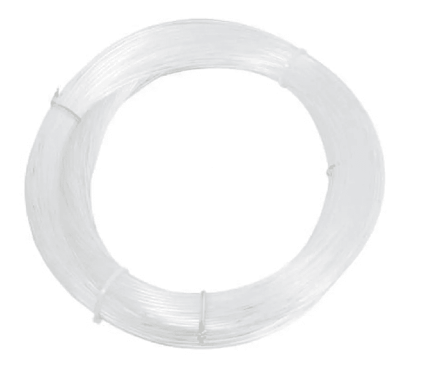 Linha Pesca Meada Nylon 1,00 Mm (0100) Branco 100 Metros Total De 23.80 Kg