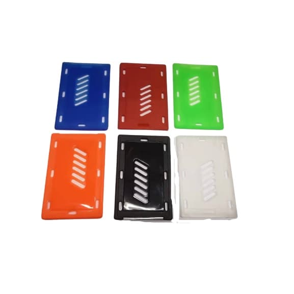 Porta-cartões de plástico abs transparente, carteira de estudante, carteira de trabalho, cartão de banco, cartão de segurança, cartão de metrô, cartão de ônibus, etc. Porta-cartões multifuncional
