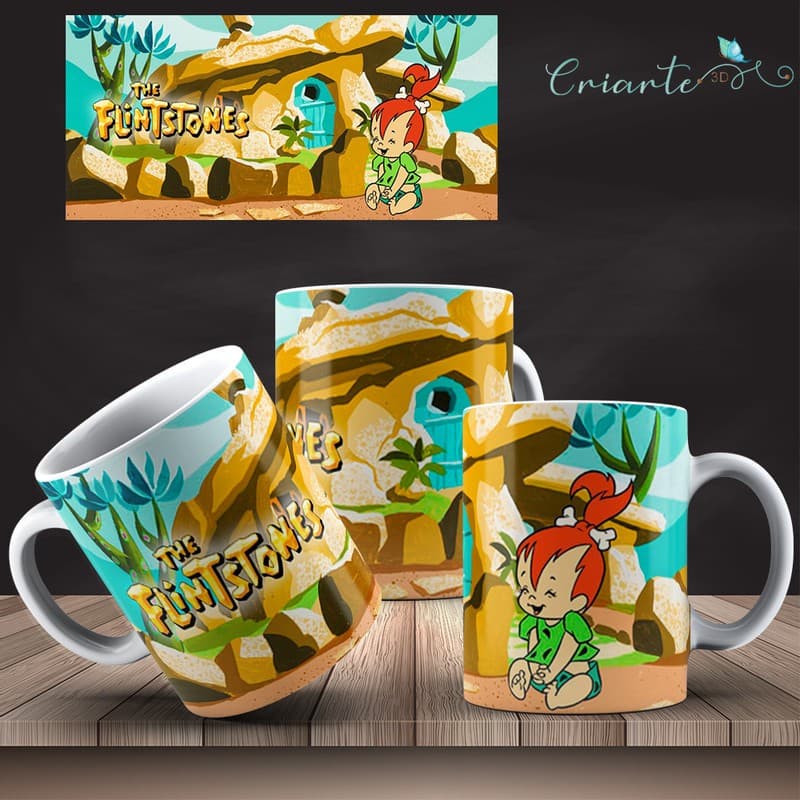 Caneca Porcelana Coleção Os Flintstones #06