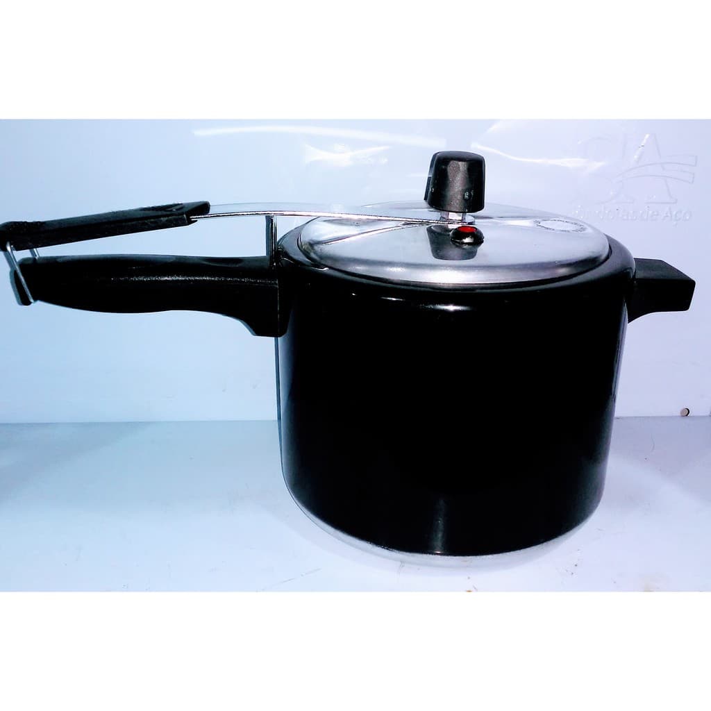 panela de pressão 4,5 lts alumínio preta