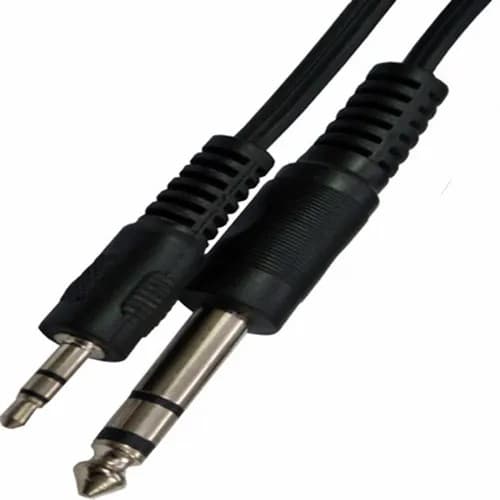 Cabo Audio Auxiliar P2 X P10 Stereo 1,5 Metros