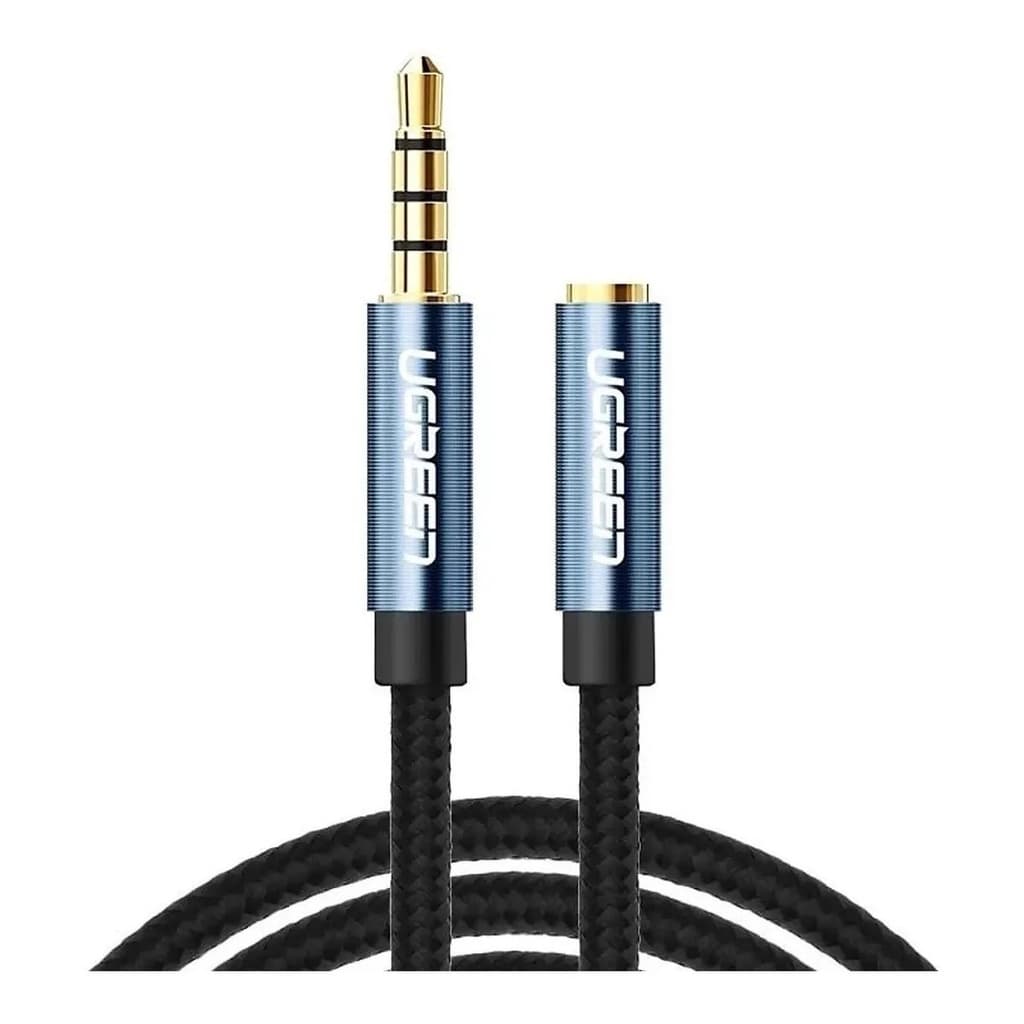 Ugreen - Extensão P2 P3 4 Vias Celular Fone Mic - 0,5 1M 2M - Selecione