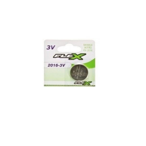 CR2016 BATERIA FLEX DE BOTÃO 3 VOLTS UNIDADE