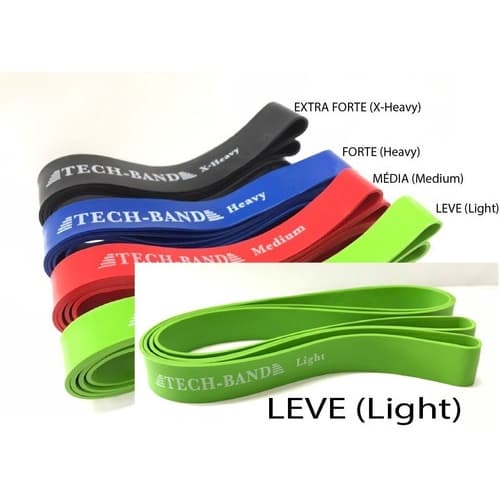 1 Elastico Super Latex Band Leve Light Funcional Borracha