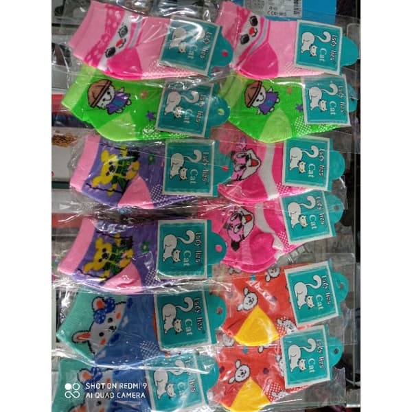 MEIAS INFANTIL de 2 a 5 anos kit 01 ...12 pares