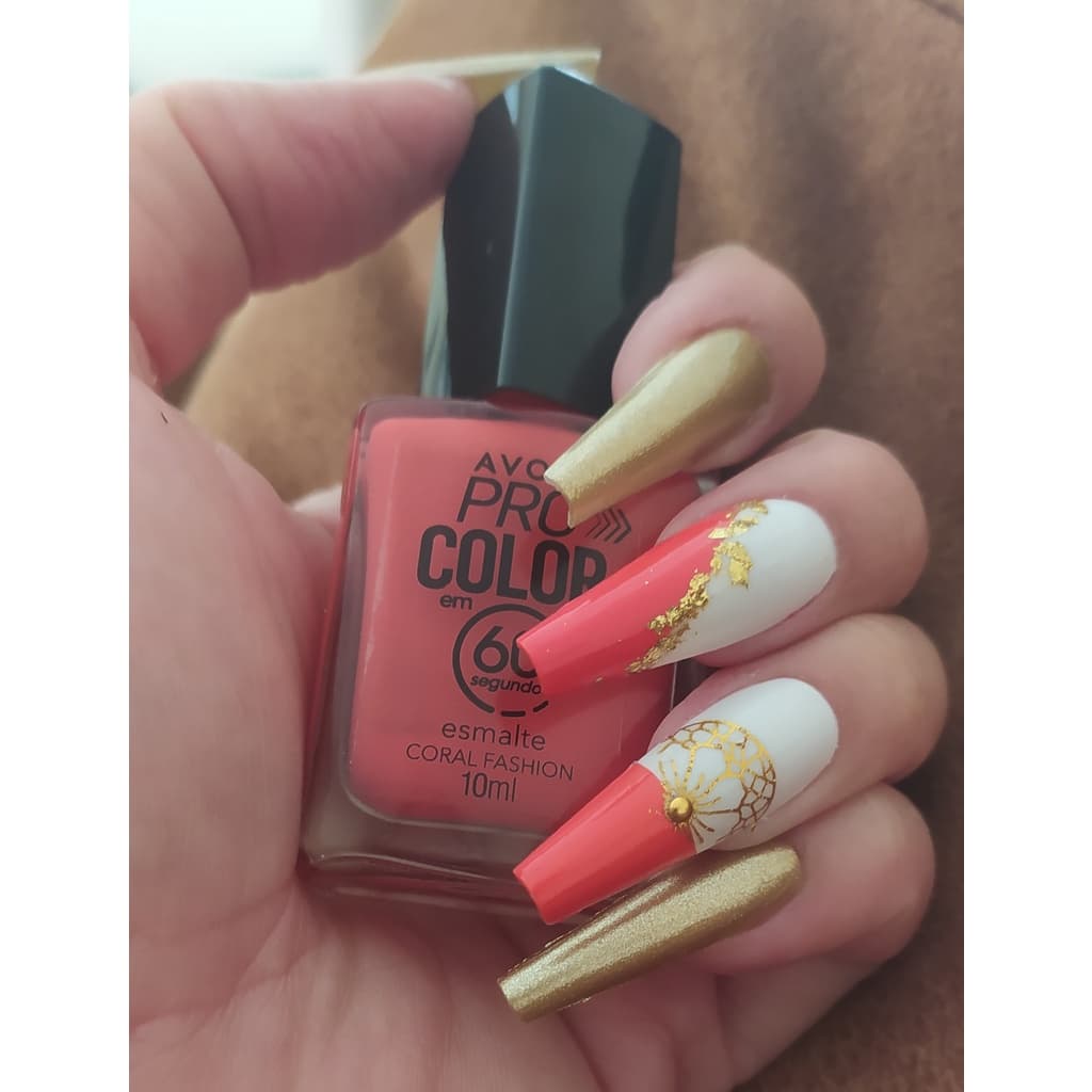Unhas Postiças Realista kit com 20 peças