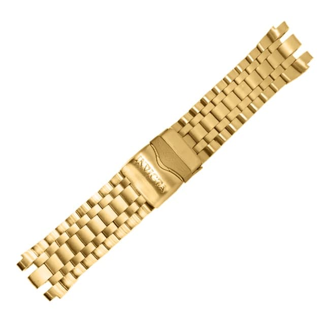 Pulseira Para Invicta Venom Hybrid Em Aço Inox - Dourada