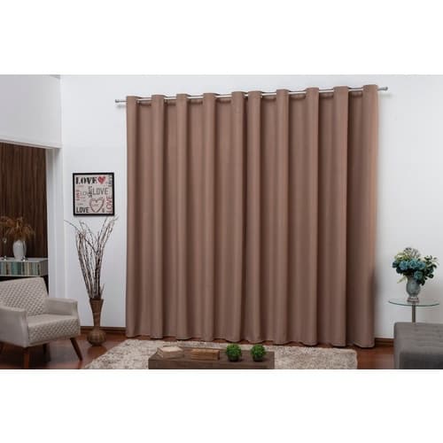 Cortina Blackout Corta Luz 3,00x2,50 Varias Cores Sala E Quarto