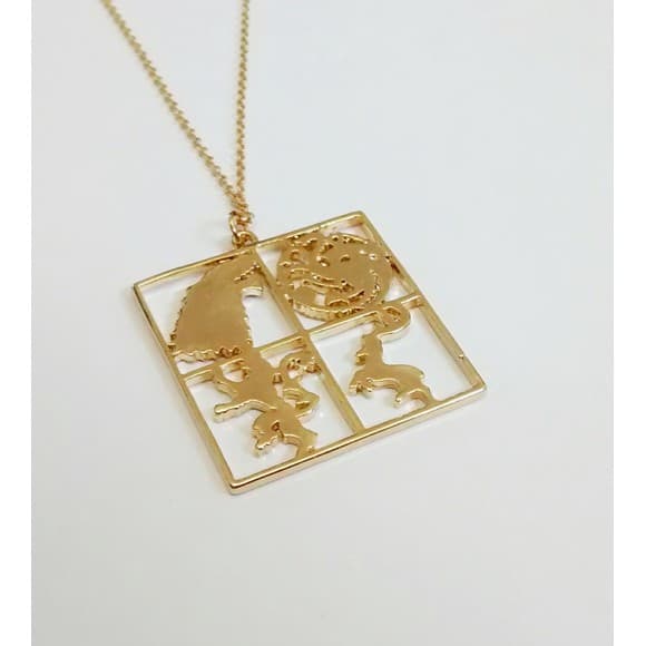 Colar com pingente das Casas Game of Thrones