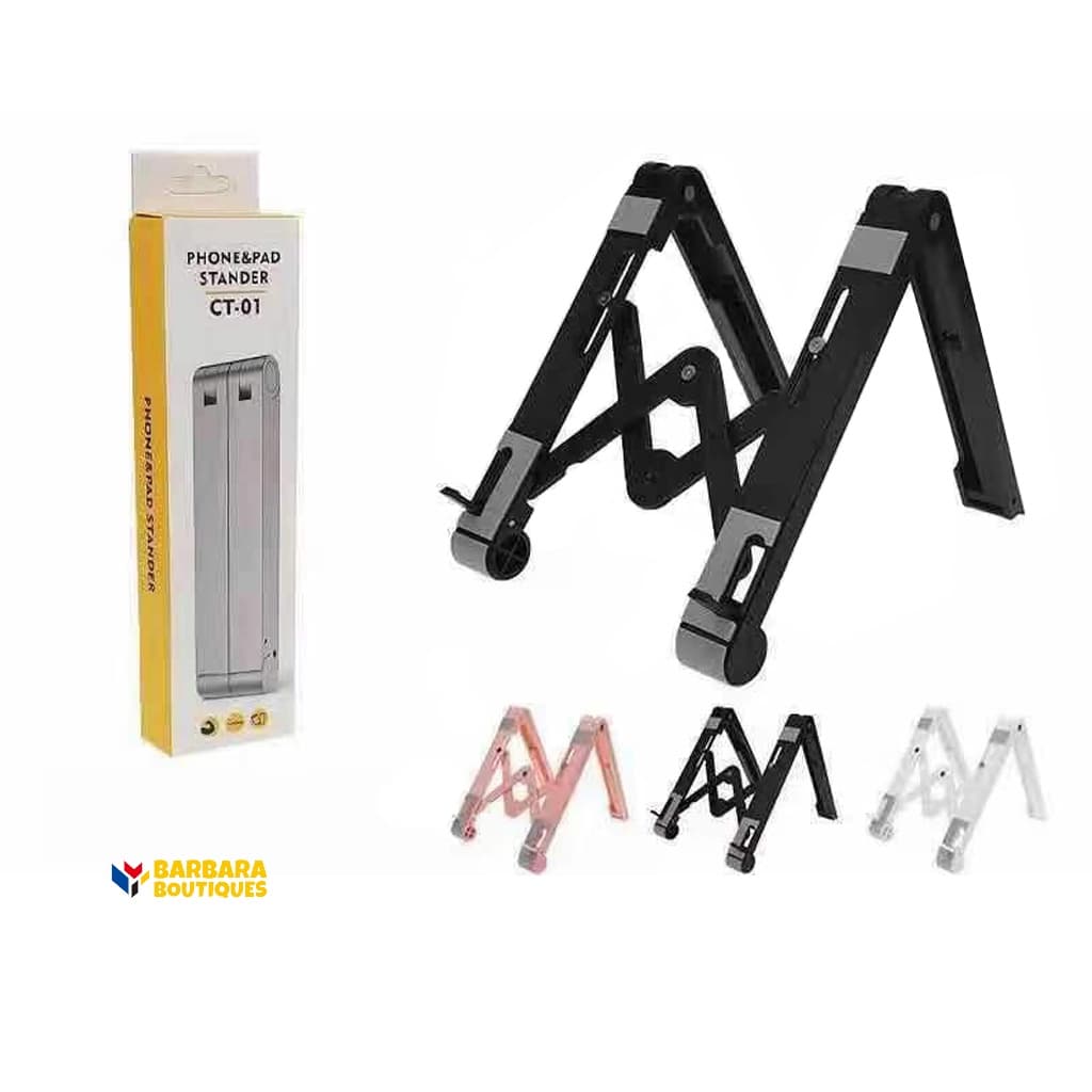 ajustavel ergonômico base dobrável suporte para celular de mesa universal e tablet CT-01