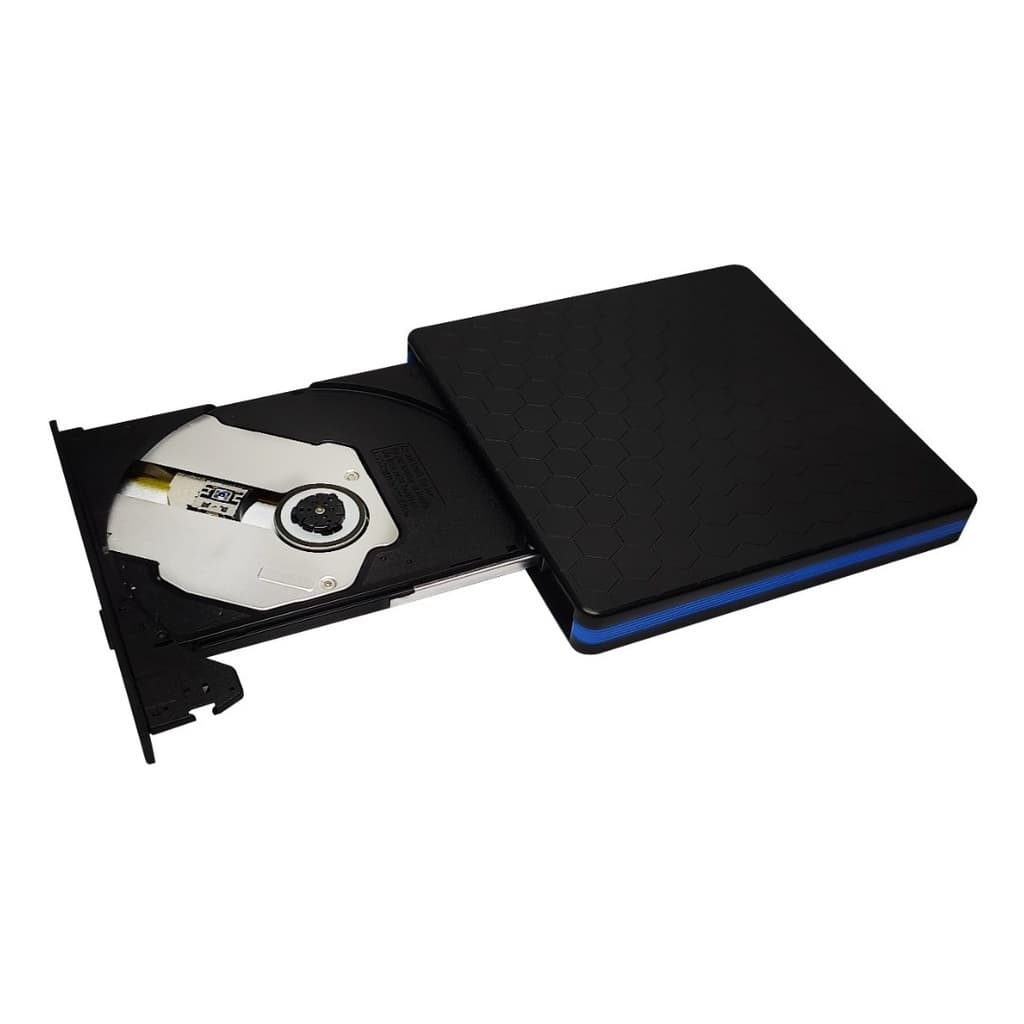 Gravador e Leitor CD/DVD Externo USB 3.0 Type-C Super Rápido Portátil Slim para Notebook PC Mac |dvd aparelho|Instalar|
