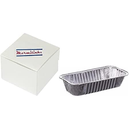 Bandeja marmita de alumínio bolo inglês (caseirinho) MARMITINHA/ RETANGULAR 550ml c/100