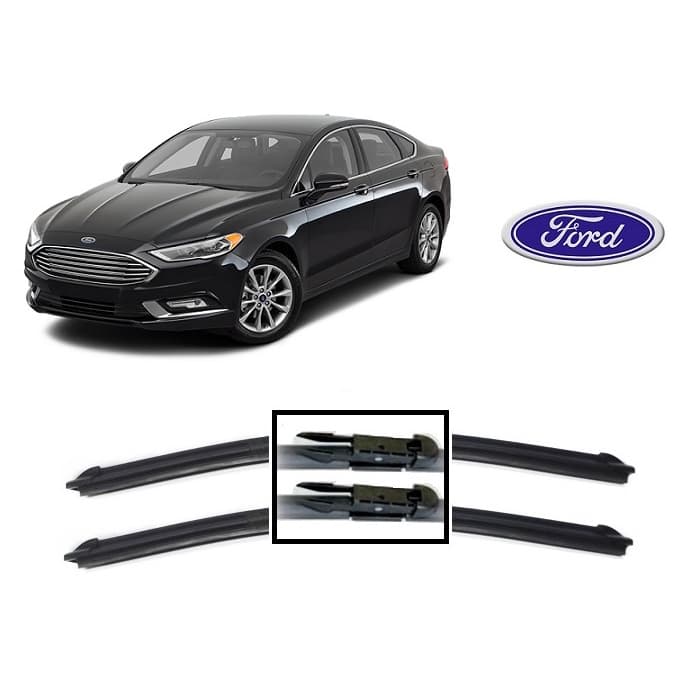Par de Palhetas Limpador De Parabrisa Dianteiro Ford Fusion ano 2013 em Diante