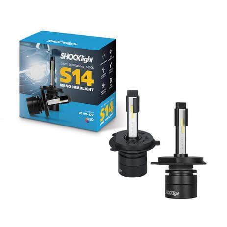 lâmpadas de Led nanoPar Lâmpadas Super LED Nano Headlight H1 H3 H7 H11 H15 H16 H27 HB3/9005 HB4/9006 6000K 9V~12V 32W 7200LM Carro