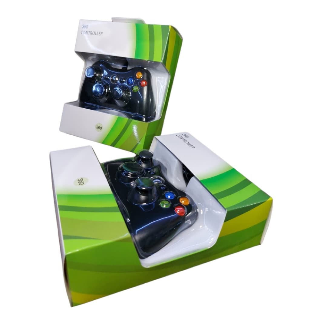 Controle De Xbox 360 Com Fio Para Video Game e PC/ Fat E Pc Joystick