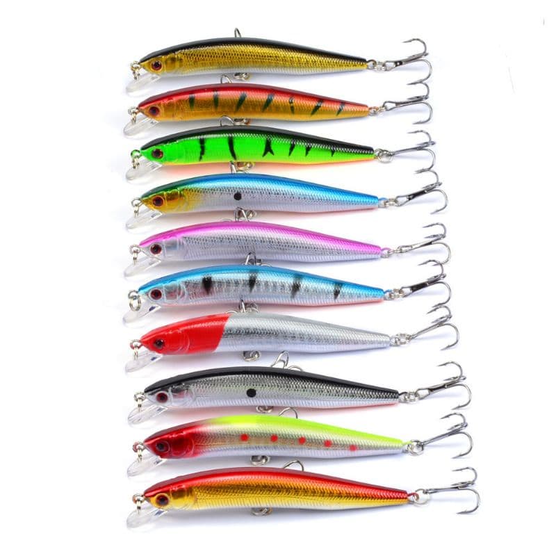 isca artificial 10cm minnow tucunaré dourado traíra