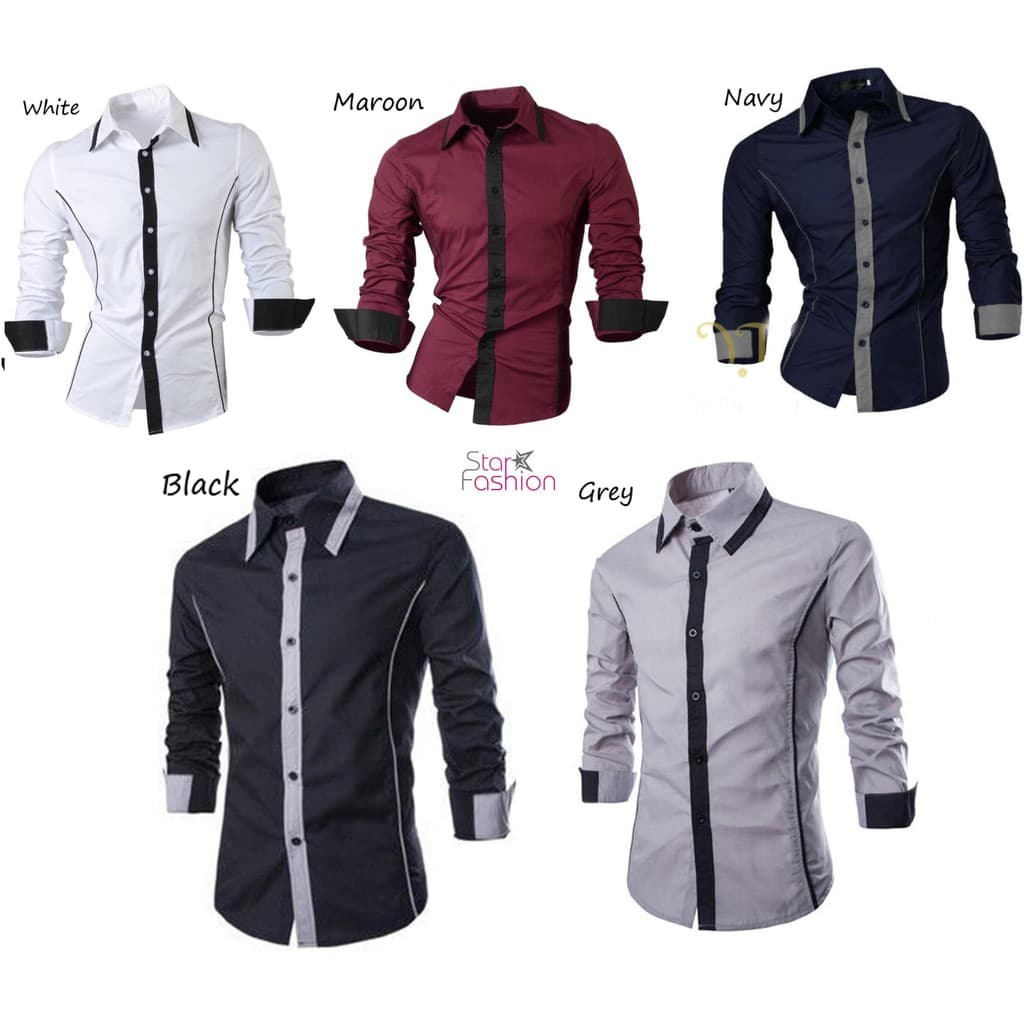 KEMEJA Kem Alonxo l Camisa Masculina De Manga Comprida Casual Slim Fit Masculino Tops Masculinos