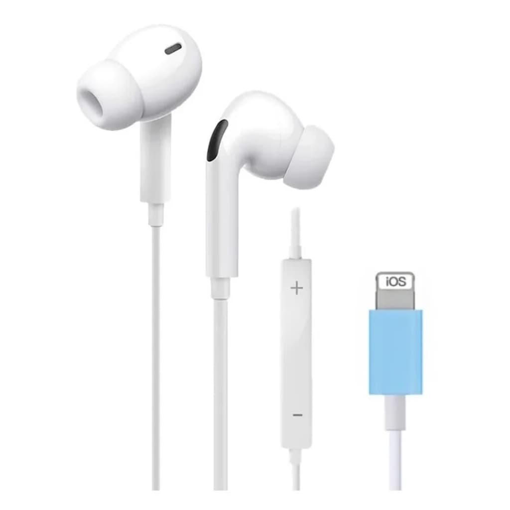 Fone de ouvido ORIGINAL Altomex Lightning com microfone para Apple iPhone 5 5s 6 6s 7 7s 8 X XR 11 12 13 14 Plus PRO MAX