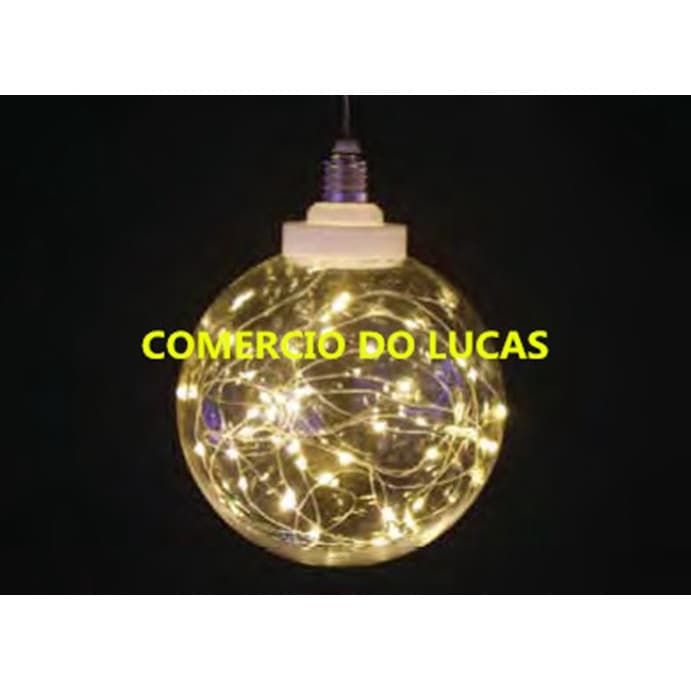 Lâmpada Incandescente Com 50 Leds Arame 15cm Bivolt 89543