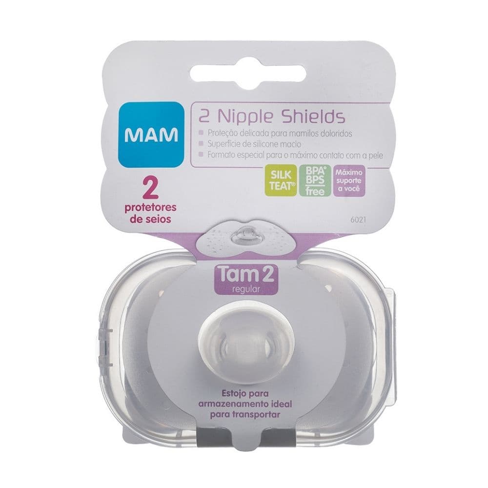 Protetor De Silicone Mam Nipple Shields Amamentação Mamilo Bico Seio Peito Amamentação 2pcs Com Estojo