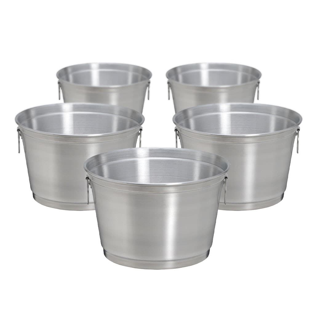 Kit 05 Baldes Para Gelo - 9 Litros