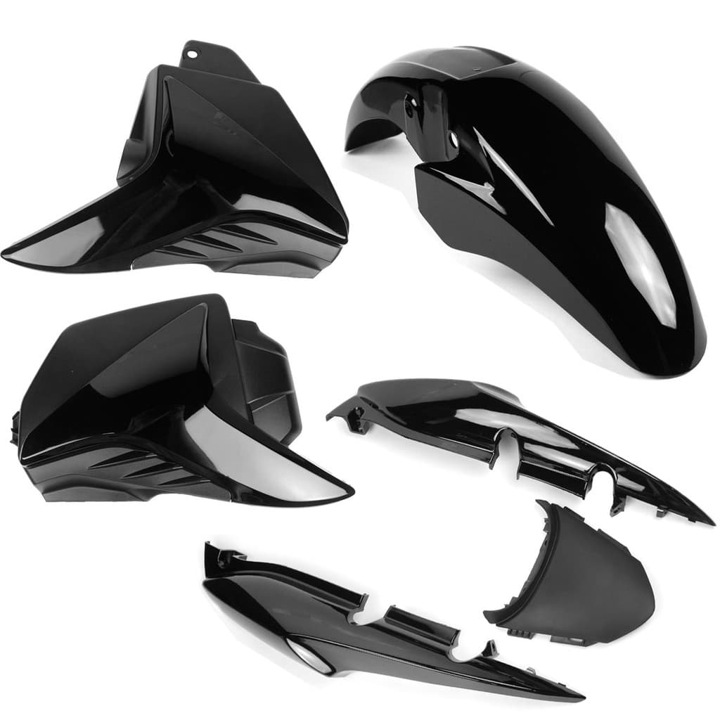 Conjunto carenagens Plasticas para Moto  Fan 150 Esi Esdi ano 2010 até 2013