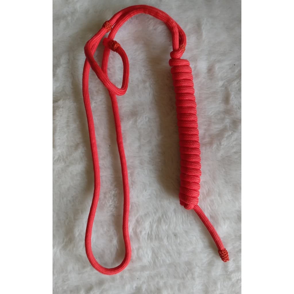 Cabresto com Regulagem em Corda Polipropileno 10mm - Vermelho