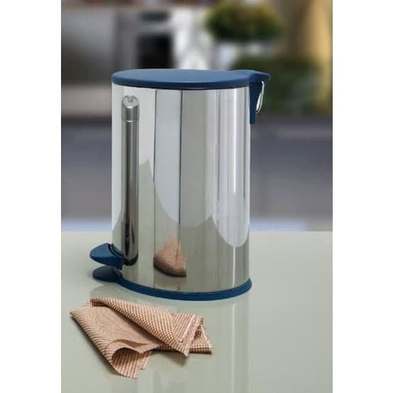 Lixeira 5,5 Litros Com Pedal Em Aço Inox Cesto Removível Martinazzo, Banheiro, Cozinha