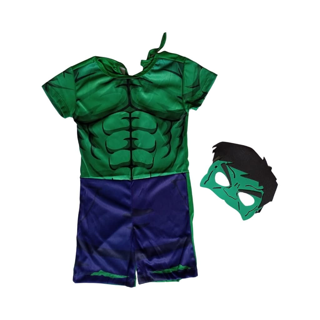 Roupa Infantil Fantasia Festa Aniversário Hulk