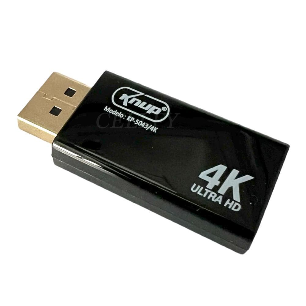 Adaptador de Vídeo HDMI 4K x 2K DisplayPort Conversor HDTV Fca-dp3 Para Hdmi