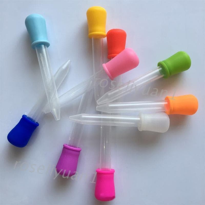 10 Pcs 5 Squeeze Transferência Pipetas Conta @ @ Gotas Para Molde Silicone Ofício