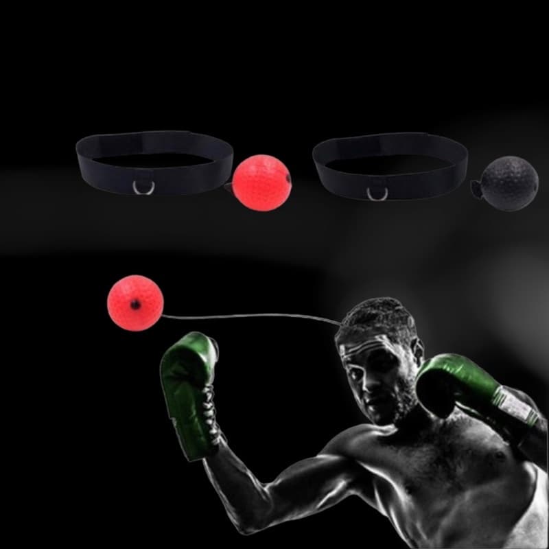 Bola De Luta Com Banda De Cabeça Treinamento Exercício Boxe Soco Muay Thai