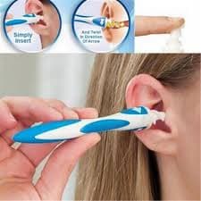 Limpador Macio De Cera Ouvido Limpeza Orelha Kit 16 Tips