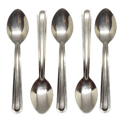 70 Colher Inox Prateada Colherzinha Bolo No Pote Brigadeiro