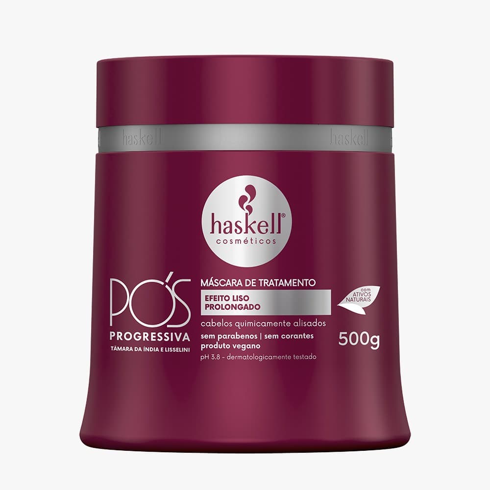 Máscara de Tratamento Pós Progressiva Haskell - 500g