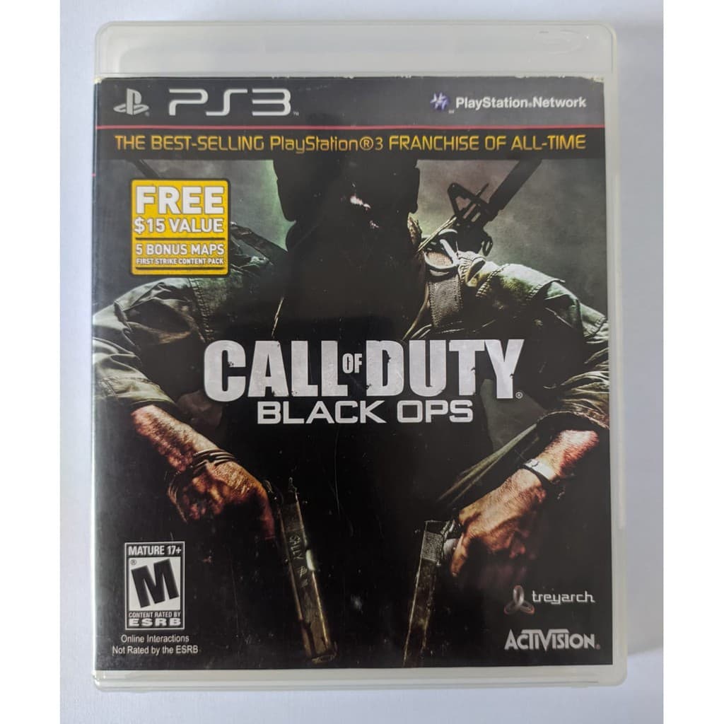 Call Of Duty Black Ops Original Mídia Física Ps3 - Envio Imediato