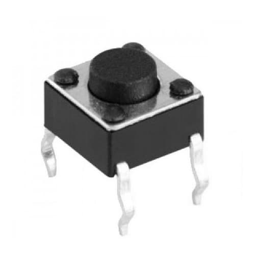 Kit 100 Peças - Chave Tactil 6x6x5mm 4t 180 Graus