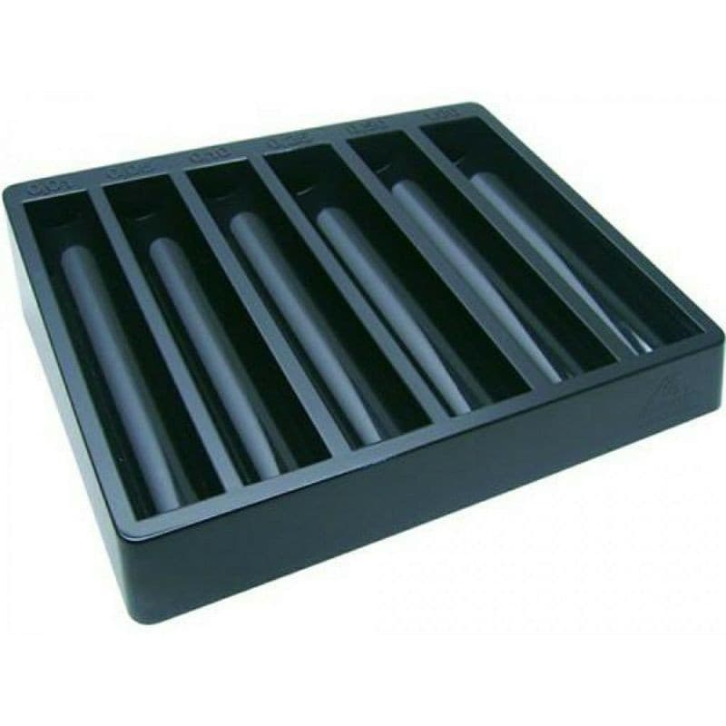 🔥PROMOÇÃO🔥 Porta Moedas Organizador Para Balcão Dinheiro Loja Caixa Cor Preto Plastico