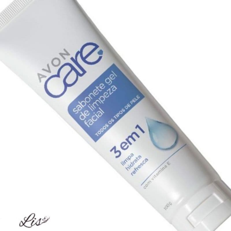 Sabonete Gel de Limpeza Facial 3 em 1 Avon Care Avon  - 100g - Sabonete para o rosto Avon