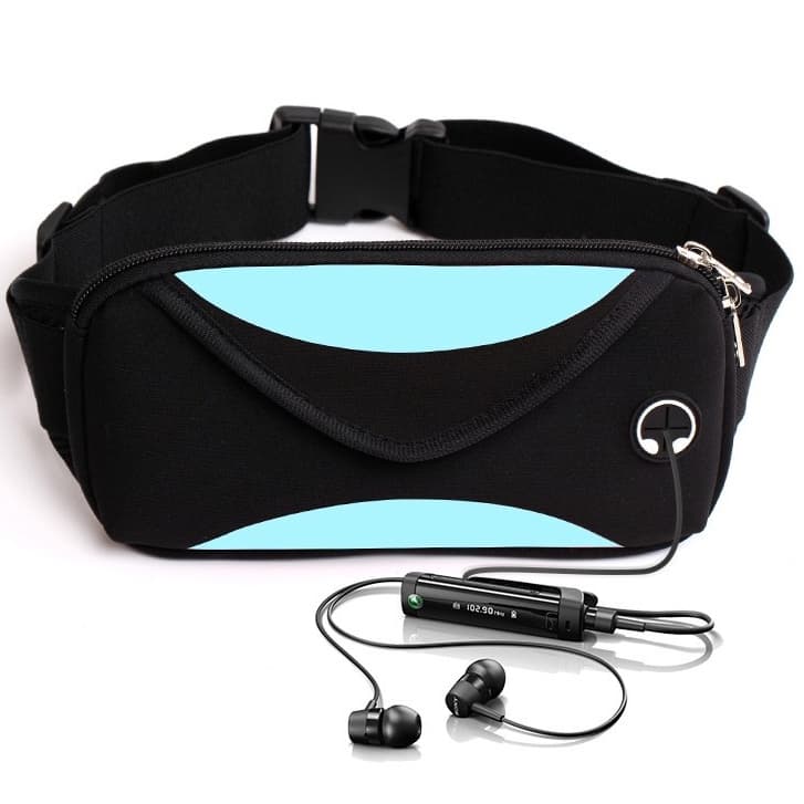 Pochete feminino Esportiva Slim Fina Impermeável Academia Corrida Porta Celular masculino