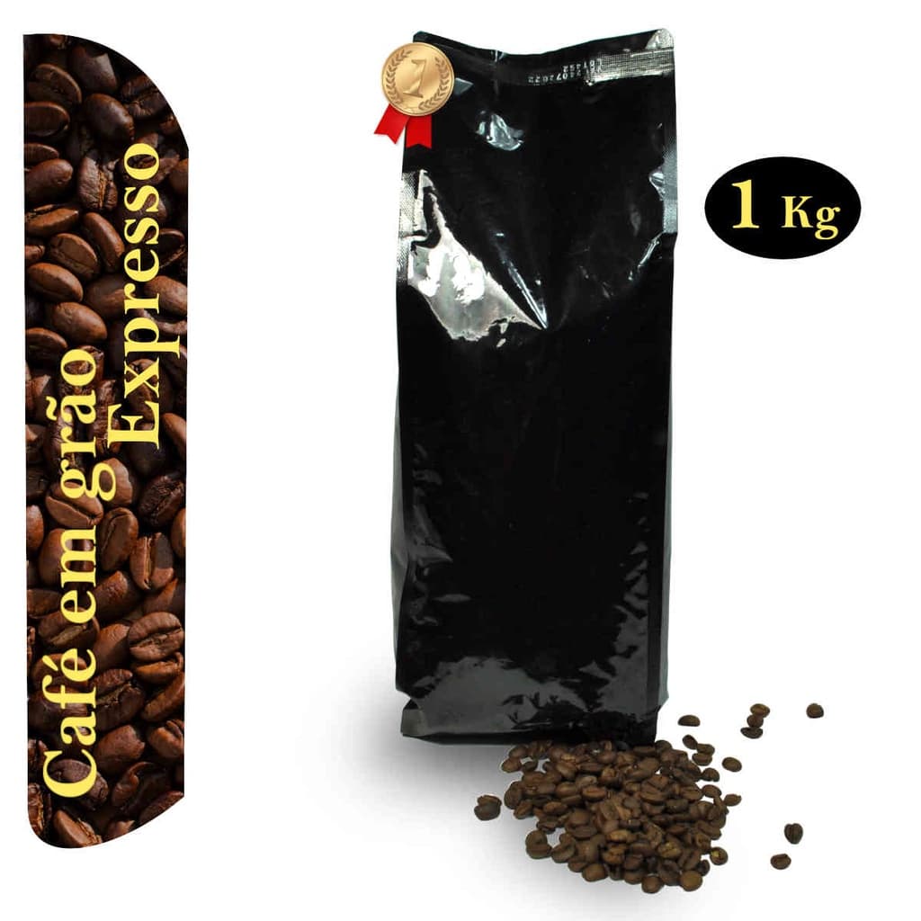 Café Expresso Em Grãos Torrado 1 Kg
