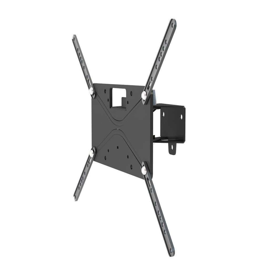 Suporte articulado com inclinação. Possui três níveis de inclinação que vão de 0° a 15°. Instalação simples e trava de segurança. Distância da parede: 85mm.STPA 600 Suporte De Tv Philips Articulado 26 32 39 40 42 43 49 50 55