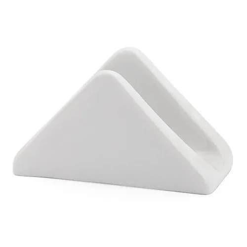 Porta Guardanapo de Mesa Porcelana Triangular Restaurante 12 Cm