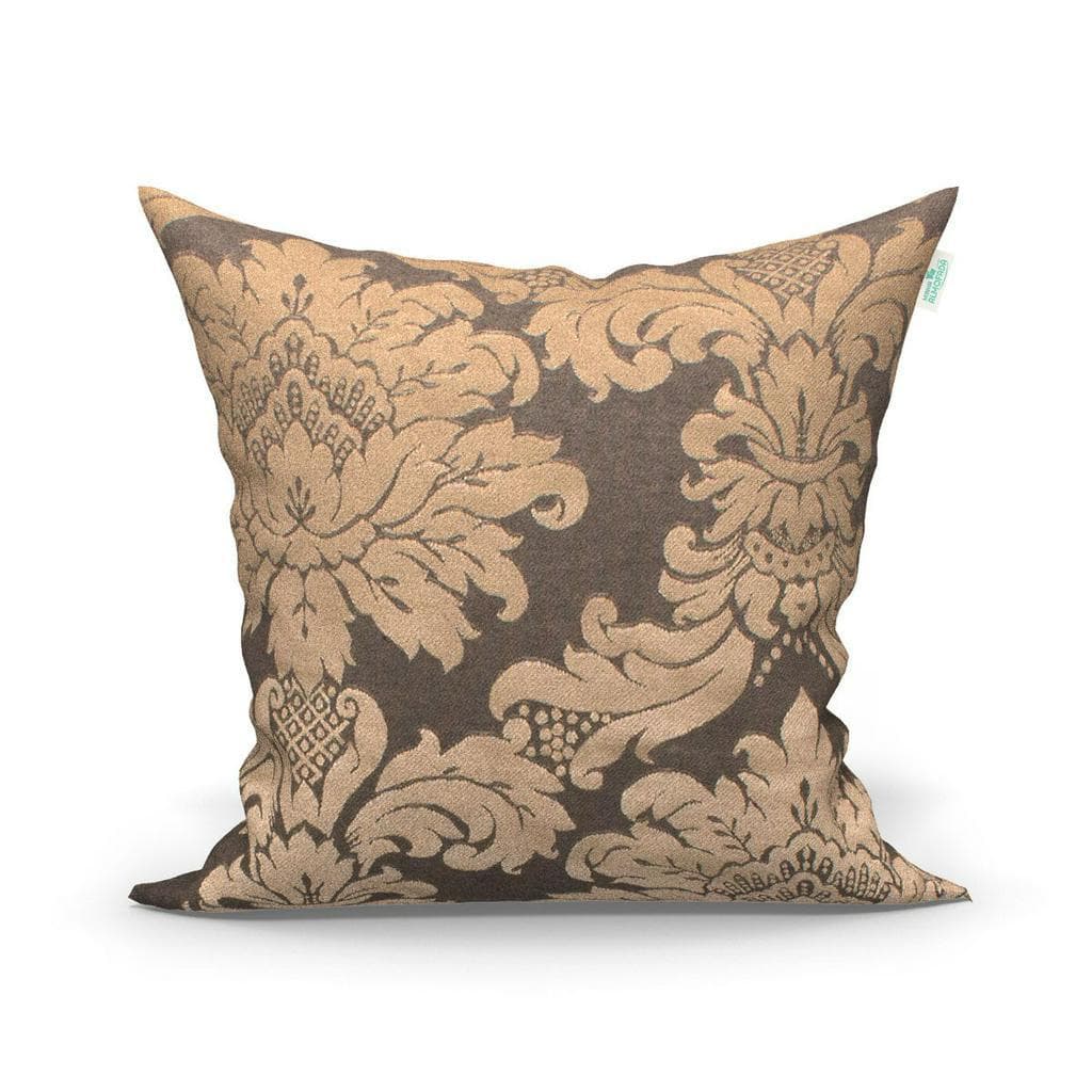 Capa de Almofada Decorativa Para Sala Dourado Medalhão 45cm x 45cm 1 Unidade