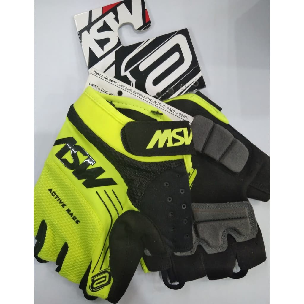 Luva Cross ASW Active/Fun aberta (M)