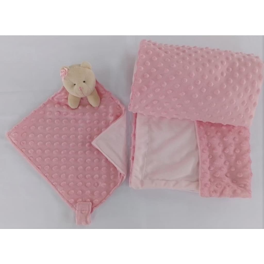 MANTA DE SOFT BOLINHA + NANINHA ANTIALERGICO