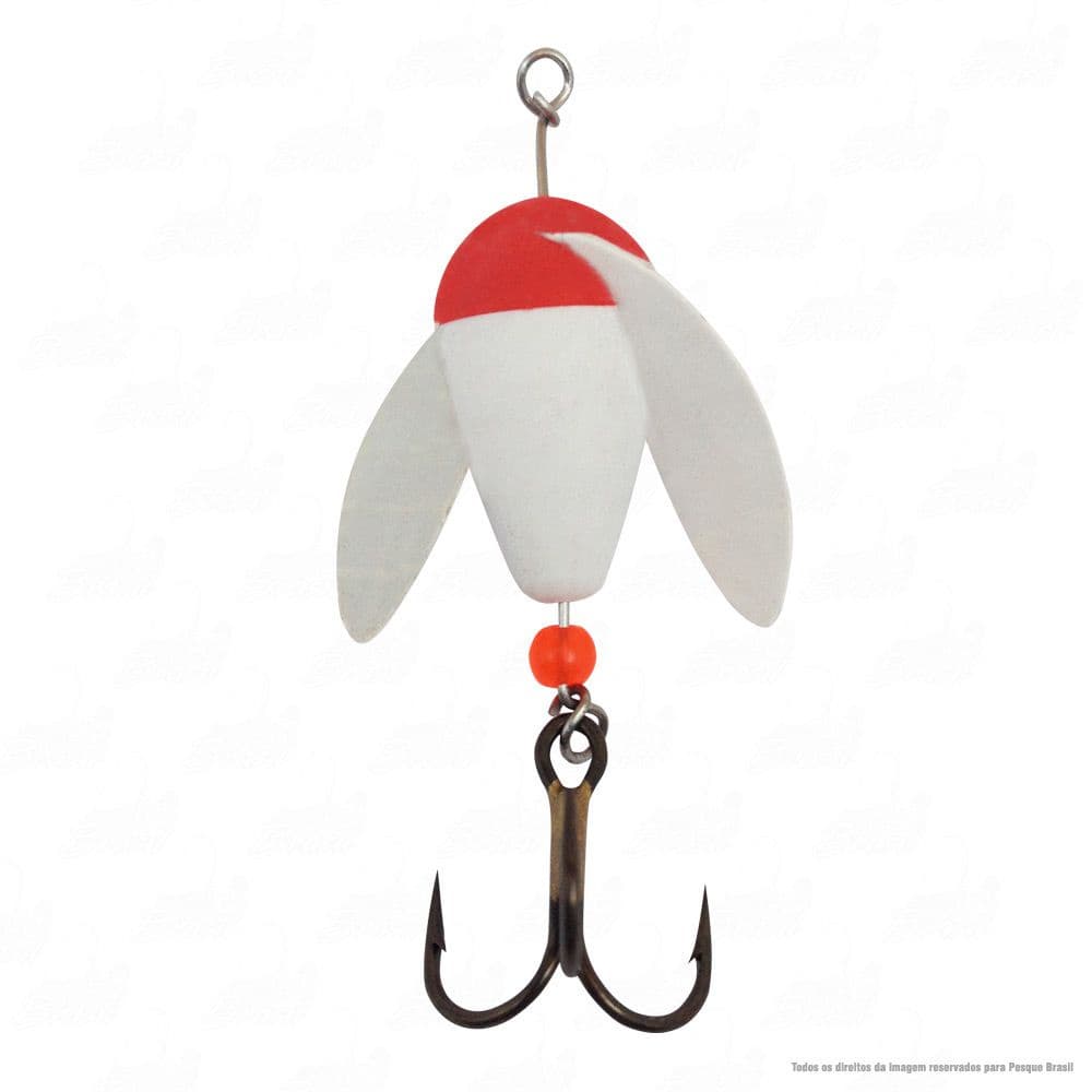 Isca Moro Deconto Spinner Varejeira 0 Cor BRBR Tamanho Total 3cm Peso 0,5g